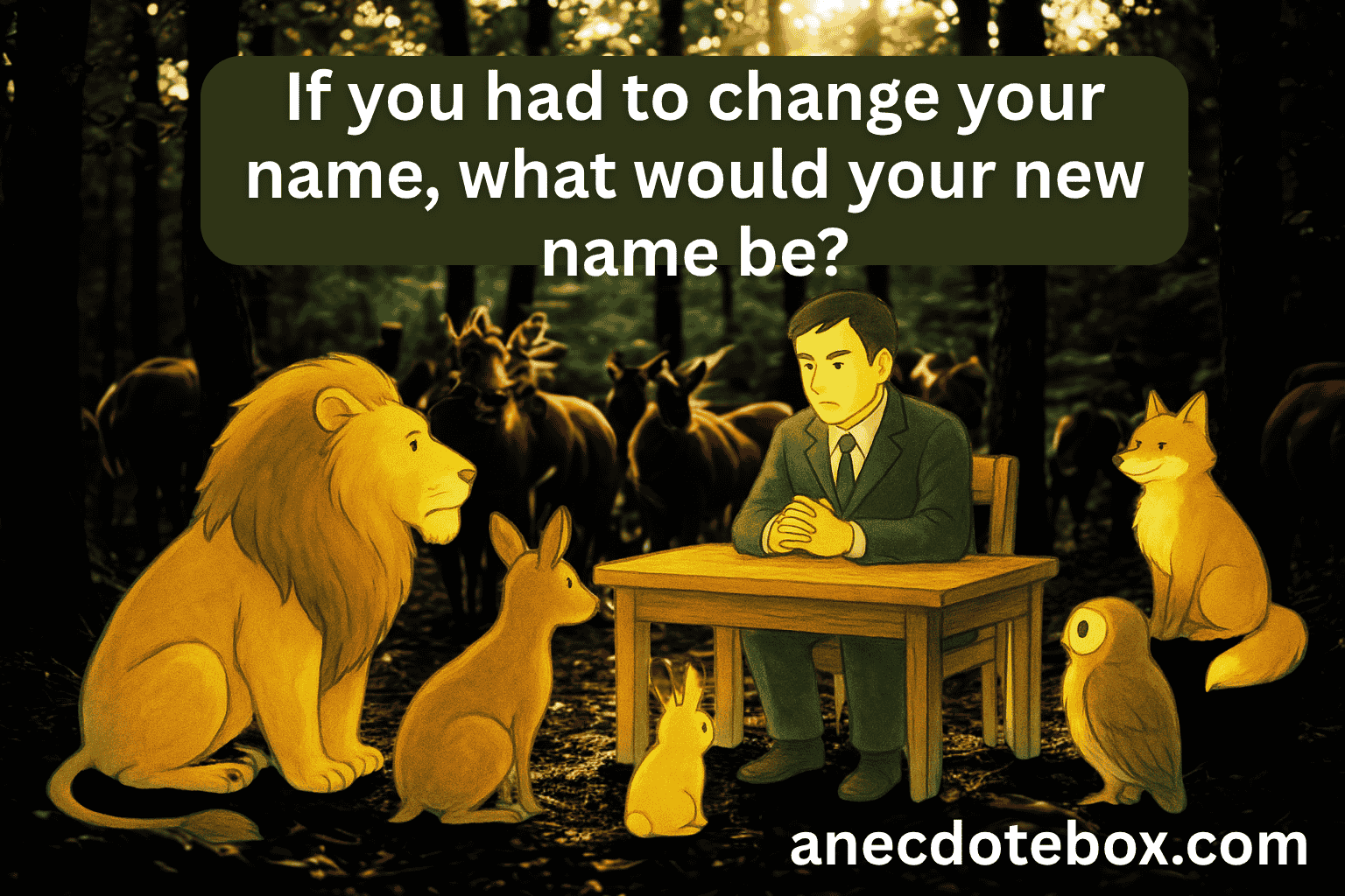Today’s Prompt: If you had to change your name, what would your new name be?
